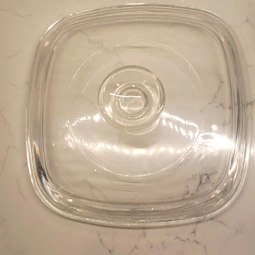 Vintage CORNING WARE Covered Casserole BLUE CORNFLOWER With Chrome Stand - Picture 5 of 7